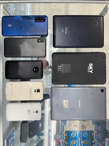 Lot de 8 tablettes et téléphones | POUR PIECES SEULEMENT | *LIRE DESCRIPTION* - Photo 1 sur 2