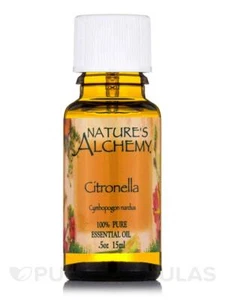 Nature's Alchemy Citronella 100% Pure Essential Oil .5 oz Small Bottle WA16479 - Picture 1 of 1