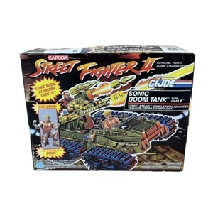Sonic Boom Tank With Guile 1993 Hasbro GI Joe Street Fighter - Picture 1 of 2