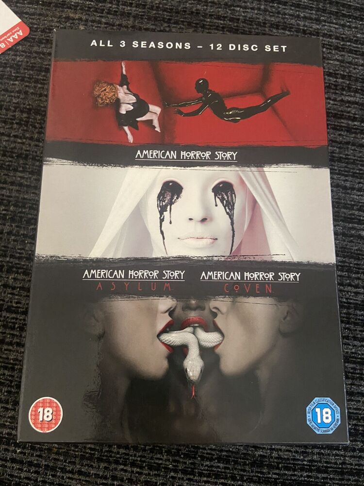 American Horror Story - Season 1-3 [DVD] [2014] - DVD  - Free 48hr UK Delivery!