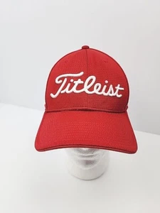 NEW Titleist Hat Cap Strap Back Red Footjoy FJ Pro V1 Tour Golf - Picture 1 of 5