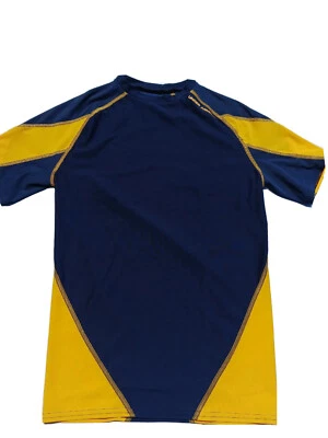 Under Armour Shirt Boys Large Blue Yellow Short Sleeve T-Shirt - Image 1 of 4