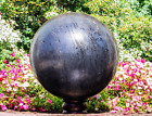 190 mm pierre d'hématite argentée chakra cristal de guérison pierre précieuse sphère de méditation
