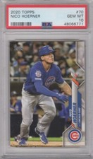 Nico Hoerner 2020 Topps Series 1 RC PSA 10 Chicago Cubs GEM MINT