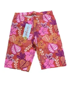 Girls' Mid-Rise Bike Shorts - Cat & Jack Coral, M (7/8) - Picture 1 of 2