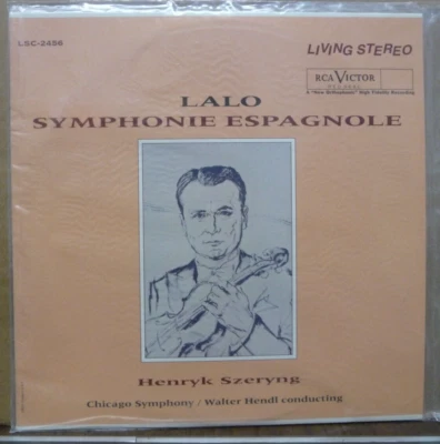 LALO - Symphonie Espagnole - Henryk Szeryng LP SEALED Classic Records 180-gram - Image 1 of 2
