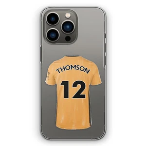Personalised Initial Phone Case For Motorola G/OnePlus Football Clear Hard Cover - Picture 1 of 11