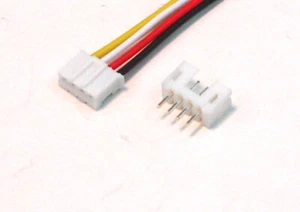 JST-PH 2.0mm 4 pin connector housing wire header 30cm receiver board PCB 25 set - Picture 1 of 6
