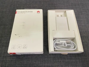 New Original Huawei 22.5W SuperCharge Power Wall Charger + USB Type-C Cable Pack - Picture 1 of 10