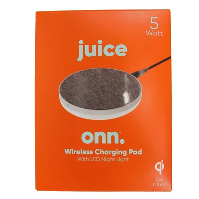 Juice onn. Wireless Charging Pad with LED Night Light Touch Dimmer - Image 1 of 4