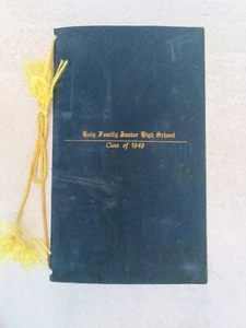 Holy Family Junior High School Class of 1949 Diploma Watertown NY Vintage - Picture 1 of 4