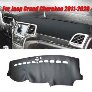 Leather Car Dashboard Cover Luxury Dash Mat For 2011-2020 Jeep Grand Cherokee - Picture 1 of 9