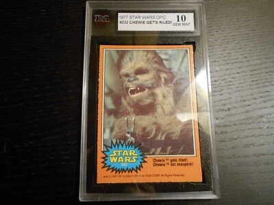 1977 STAR WARS OPC Ser. 5 #232 Chewie Gets Riled! KSA 10 (PSA 10/APR $500) GEM💎 - Image 1 of 2