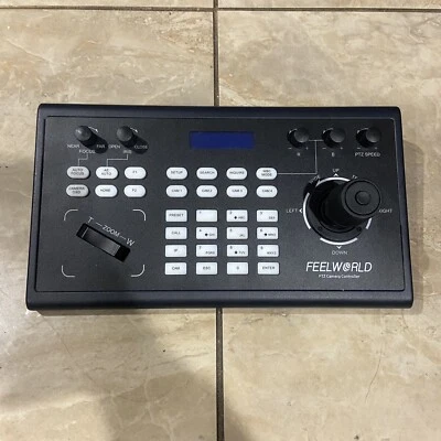 Feelworld KBC10 PTZ Camera Controller Joystick and Keyboard Multiple PoE Support - Image 1 of 4