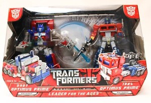Transformers Leader For The Ages 2-Pack OPTIMUS PRIME 2007 & 1984 New In Box