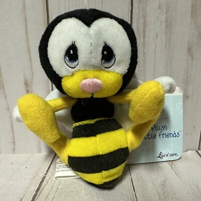 Precious Moments Luv N Care Pelúcia Little Friends Bumble Bee Mini 4 Polegadas Novo em folha - Imagem 1 de 4