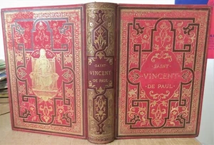 A. LOTH SAINT VINCENT DE PAUL ET SA MISSION LOCALE 1881 CHROMOLITHOGRAPHIES - Picture 1 of 11