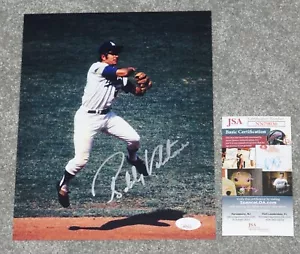 BOBBY VALENTINE signiertes LA DODGERS Baseball 8 x 10 Foto JSA COA 79030 - Bild 1 von 1