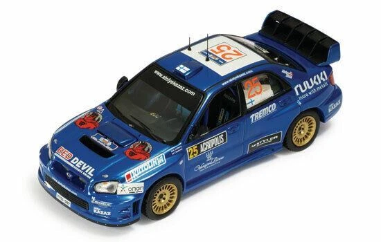 1/43 IXO RAM199 Subaru Impreza WRC 2005 Acropolis Rally #25 Sohlberg & Hantunen  - Image 1 of 1