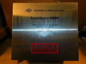 Hughey & Phillips FG2000 P/S 120VAC L-865 Flashguard Obstruction Lighting System - Picture 1 of 12