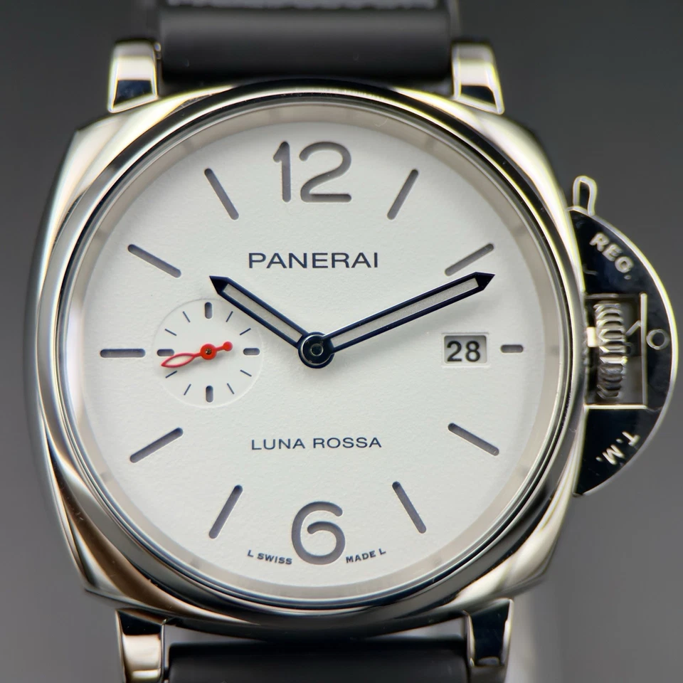 Panerai Luminor Due Luna Rossa Blanco 42MM - PAM01381 - JUEGO COMPLETO Foto 1 de 1