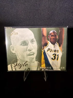 1995-96 Fleer Flair #239 Reggie Miller - Indiana Pacers - HOF - Image 1 of 2