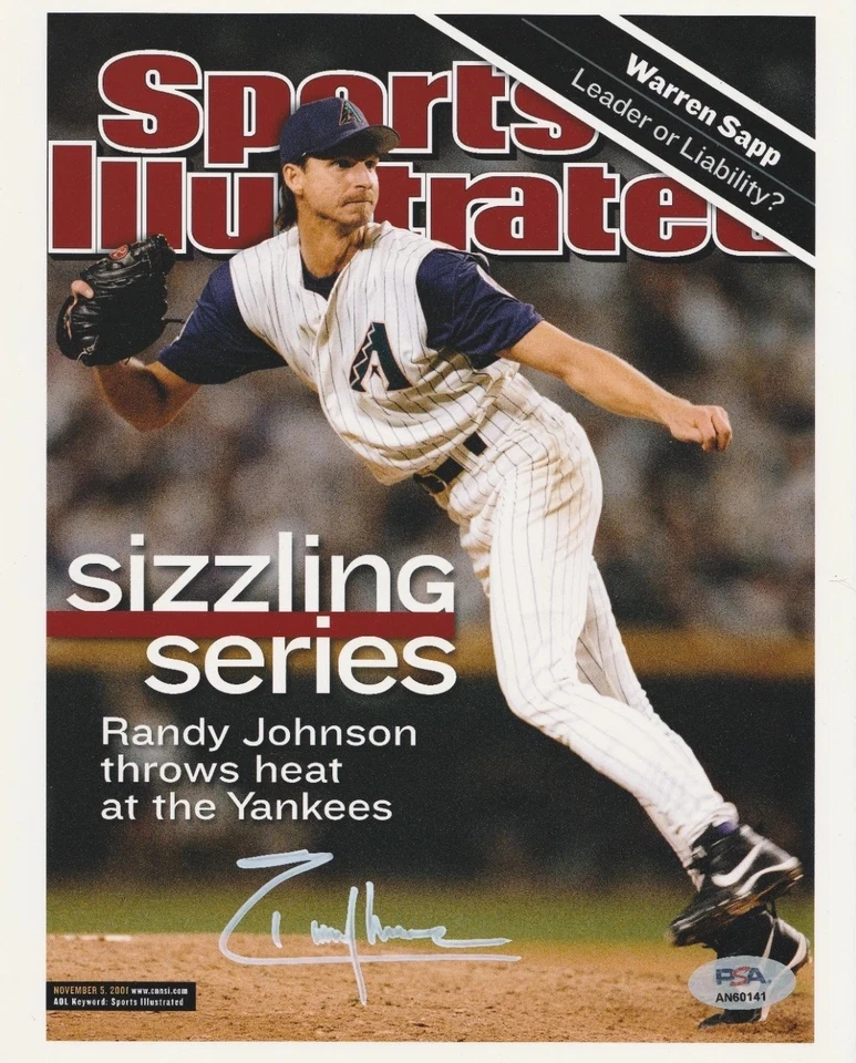 Randy Johnson Signed 8x10 Photo PSA - Image 1 of 1