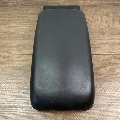 Saturn Aura 2007-2009 negro deslizante vinilo consola central almacenamiento tapa reposabrazos OEM Foto 1 de 4