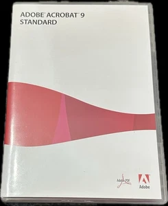 Adobe Acrobat 9 Standard CD Used - Picture 1 of 1