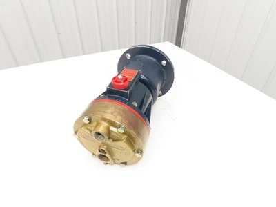 Wanner D10 Hydra-Cell Brass Diaphragm Pump 1"x 3/4"npt 213/215TC Motor Adapter - Image 1 of 4