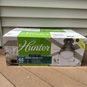 Hunter KENSIE 44” Indoor/Outdoor Ceiling Fan - Matte Black - Picture 1 of 5