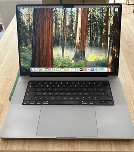 Apple MacBook Pro 16" (512GB SSD, M1 Pro, 16GB) Laptop Space Grey L@@K MDM A1 - Afbeelding 1 van 8