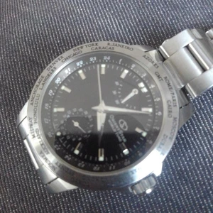 Reloj Hombre Orient Star World Time GMT Cristal Zafiro Esqueleto Probado - Imagen 1 de 3