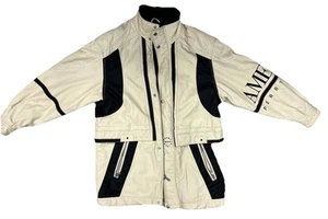 Chaqueta vintage Perry Ellis America blanca grande - Imagen 1 de 7