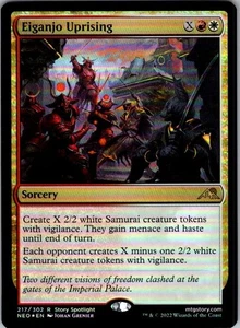 Eiganjo Uprising R Kamigawa: Neon Dynasty 217 NM - Picture 1 of 1
