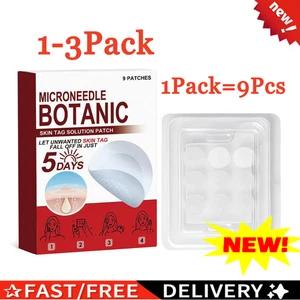 MICRONEEDLE BOTANIC SKIN TAG & ACNÉ -Parche skin-etiqueta- Parches removedores 9 piezas = 1 paquete - Imagen 1 de 22