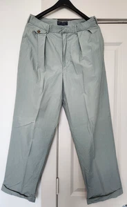 vintage Abercrombie & Fitch pleated trousers 1990s baggy fit includes A&F hanger - Picture 1 of 5