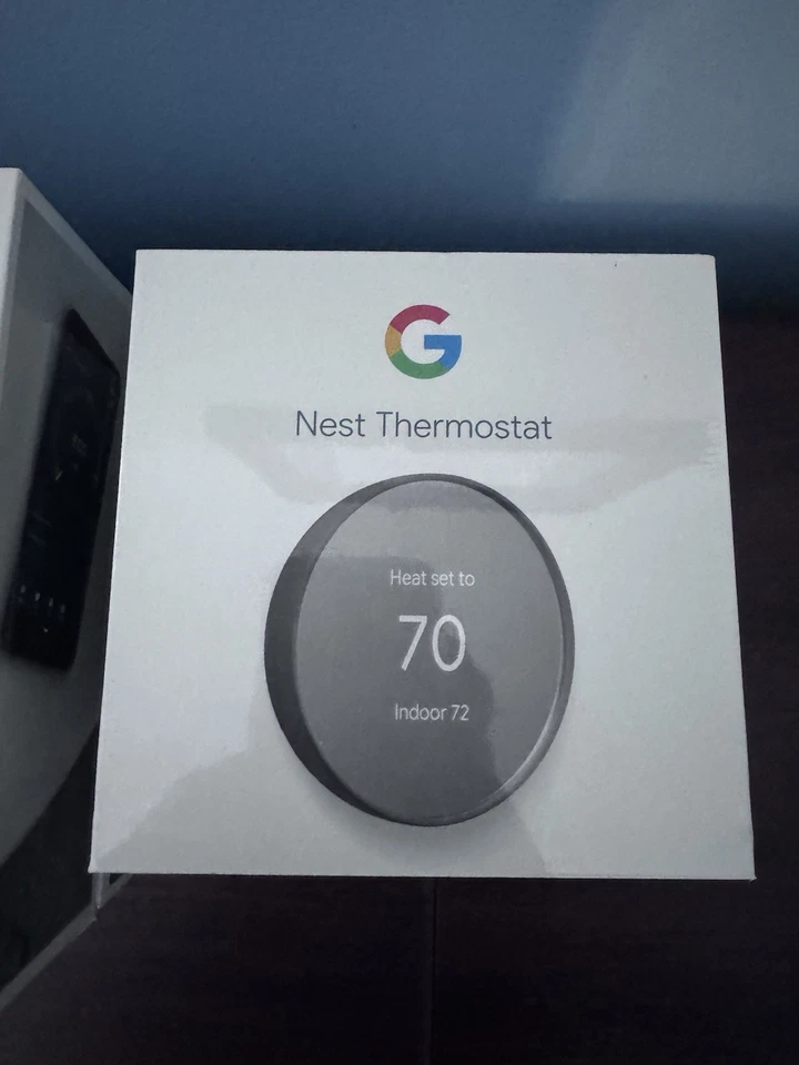 Google Nest Thermostat   Sealed box.  (4th generation.) G4CVZ.   Sealed New - Image 1 of 1