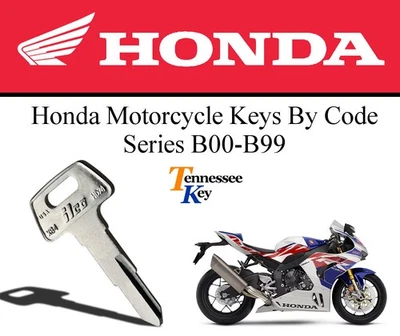 ILCO / HONDA AFTERMARKET Honda Motorcycle / ATV Keys / Select your key Code/ Series B00 - B99