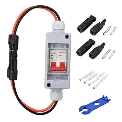 Interruptor de desconexión de panel solar DC 500V 32Amp con conector fotovoltaico miniatura  Foto 1 de 4