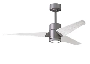 Super Janet 3-Blade 52 Inch Ceiling Fan with Light Kit In Contemporary and - Picture 1 of 12