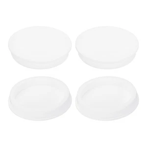4 Piezas Tapones de Agujero de Silicona 86.3mm, Blanco Alta Temperatura Tipo T Tapones de Goma - Imagen 1 de 7