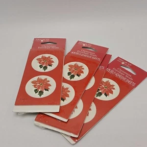 Weihnachtsumschlag Siegel Weihnachtsstern Aufkleber FXSL001W 40 Blatt USA - Bild 1 von 4