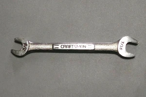 Craftsman USA VV44572, 3/8" x 7/16" Double Open - End Wrench *N.O.S* - Picture 1 of 9