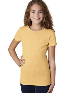 Next Level Apparel 3712 Girls Princess CVC Short Sleeve Tee Top Stylish T-Shirt - Picture 1 of 15