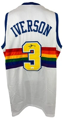 Allen Iverson autographed signed jersey NBA Philadelphia 76ers JSA COA - Image 1 of 4