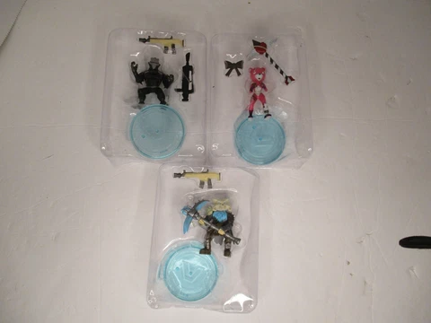 Fortnite Battle Royale Lot of 3 Figures - Cuddle Team Leader - Omego - Ragnarok Cover