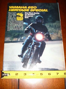 1982 YAMAHA 650 HERITAGE SPECIAL - ORIGINAL ARTICLE - Picture 1 of 4