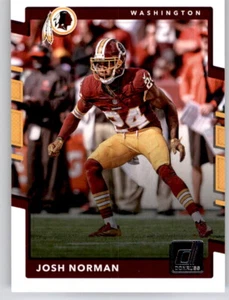 2017 Donruss Josh Norman NFL PWE Base Card Redskins #36 - Picture 1 of 2