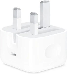 Apple 20W USB-C Power Adapter UK Pin - White MHJF3ZE/A - Picture 1 of 4